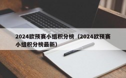 2024欧预赛小组积分榜（2024欧预赛小组积分榜最新）