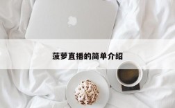 菠萝直播的简单介绍